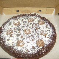 Chocolate Pizza Birthday Cake 