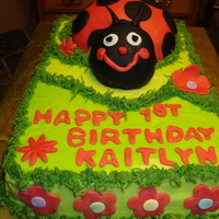 Ladybug Cake Thanks to lots of you for the inspiration.