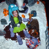 Scare Me 2 same but i had to show you the grave scene where she dug the hole and her dog went donw and took some bones, gross