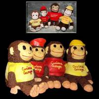 4 Lil Monkeys Birthday girl loved her Georges