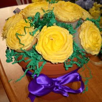 Cupcake Bouquet Made for an engagement party. My first shot at a cupcake bouquet.