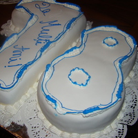 18Th Birthday Cake A boy's eighteen birthday cake.