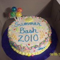 Summer Bash 2010 Summer fun...lots of colors and lollipops for kids.