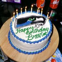 Football MADE FOR MY SON!!!!!!!!!!!!!!!!HE LOVED IT AND WAS SURPRISED!