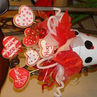 Valentines Cookie Bouquet! This is my first time making Valentines Bouquets! Anyone have any suggestions on how to charge!