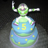 Buzz Lightyear Cake Buzz Lightyear cake for a 5 year ols