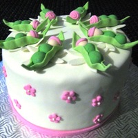 Sweet Pea Baby Shower Cake Sweet Pea Baby Shower cake for my sister-in-law