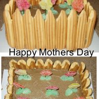 Mothers Day Cake Here is a a picture of a mothers day Cake. It is a Yellow cake made in a loaf pan and then frosted with brown icing and then I put stella...