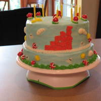 Mario This is one of the first cakes I decorated.
