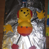 Rolie Polie Olie Made using sports ball pan and cupcakes. TFL