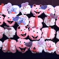 Valentine's Cupcake Array These are all Wilton designs. Buttercream, icing decorations, picks, and fondant butterflies.