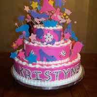 Make Over buttercream w/ fondant