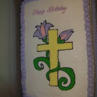 Cross buttercream