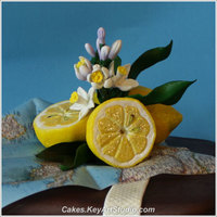 Suitcase For A Travelling Italian Foodie Cake Modeling chocolate lemons