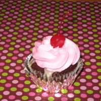 Cherry Coke Float This recipe won one of the Iron Cupcake challenges....it can be found on a blog called Coco bean and me....YUMMY!!!