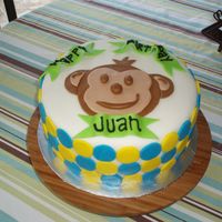 Monkey Cake All fondant