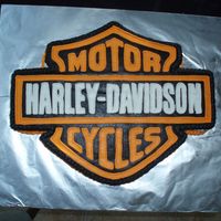 Harley Davidson Logo Buttercream