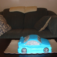 First 3D Car Cake. This is the first 3D car cake I have ever made and it was quite the challange but I think it looks pretty good. It is a vanilla cake with...
