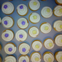 Pretty Mini Cupcakes Made these cupcakes for an event my friend was organizing! They turned out prettier then I thought they would! The ones with the purple...