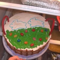 Basket Cake i made this cake for easter, my son and neice and nephew love it when i make special cakes for them, this was just a quick idea and a quick...