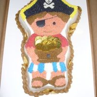 Pirate Used Wilton's Little Pirate pan and just followed direction.