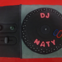 Dj Hero Turntable Yup, a life sized DJ Hero turntable. Completely and totally edible! It was my very first cake decorated with fondant! Super fun to make! It...