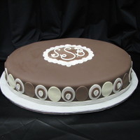 Love Birds Groom's Cake This is the groom's cake that goes with the Love Birds cake I posted yesterday. I really like doing groom's cakes that co-...