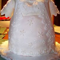 Emily's Christening Gown Made for my niece's christening. The cake was made to resemble her actual dress.