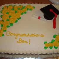 An Ode To Costco... My brother's coworker ordered this cake from me. She said she wanted it just like one of the Costco cakes...but I just couldn't...