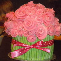 Pink Roses For my Grandmothers birthday.She love pink roses
