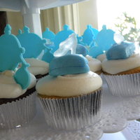 Cinderellas Slipper And Carriage isomalt slippers, carriage cut outs