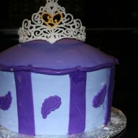 Aubrey's 1St Birthday Was supposed to be a pillow cake, but the square cake I'd baked had to be used for a friend's cake at the last minute, so I had...