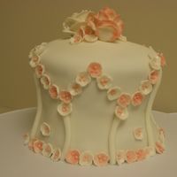 Bridal Shower Practice Cake... This is a practice cake I did for a bridal shower cake that I will be doing for a girlfriend of mine. It is a pumpkin spice cake with maple...