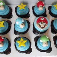 Super Mario Cupcakes These were lots of fun to do!