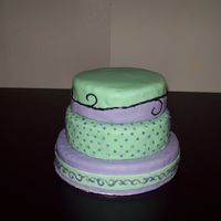 1St Fondant Covered Cake 