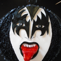 Kiss Cake This was a cake I made for a fan of the band KISS. He loved it and everyone got a big laugh out of the tongue! I warned them about the...