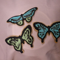 Butterfly Cookies These cookies are decorated with Royal Icing. I got my inspiration/ideas from several photos on this site.