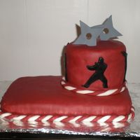 Martial Arts Ok I completely got the idea from this cake from LvMy4Runner. I tried to make the swords but I either didn't add enough gumtex to my...