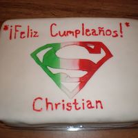 Birthday Cake Birthday cake I did for a friend of my SD. Chocolate WASC filled & iced w/BC & MMF. Definitely not my greatest work, colors bled,...