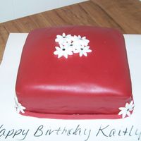 Birthday Cake Simple cake that I threw together in 1hour for my 10 y/o son's "crush". WASC filled in BC & covered in fondant. All...