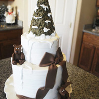 8Th Fondant Cake I only had less than 24 hours to plan and start this from scratch. Everything is edible. I wish the tree could have been better (didn'...