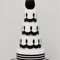 Chandelier Inspired Cake Simple chandelier cake done for the August issue of Cake Central Magazine. I wanted to keep it simple and clean. I spent a lot of time...