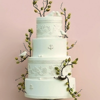 My Country Modern Thanksgiving Cake My Thanksgiving cake but the design is actually for my Christmas cake (decided to make a gingerbread house instead of a cake). Either way,...