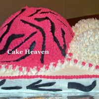 Pink, Black & White Zebra Strip Expecting 