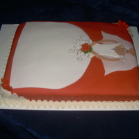 Bridal Shower Key Lime cake with butter cream icing.