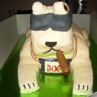 Happy Birthday Dog A friend wanted a cake for her boyfriends birthday party. His nick name is "Dog" and he always wears sunglasses. Needless to say...