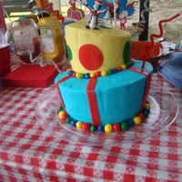 Dr. Seuss Birthday Cake I did this for a little girl's birthday who wanted a Dr. Seuss cake. Found some ideas online and made it my own. I had a lot of fun...