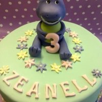 Barney Cake My friend ordered this cake for her daughters birthday,