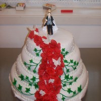 4 Tier Round Wedding Cake Wedding cake for my cousins wedding.