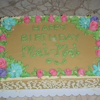 Caramel Birthday Cake 